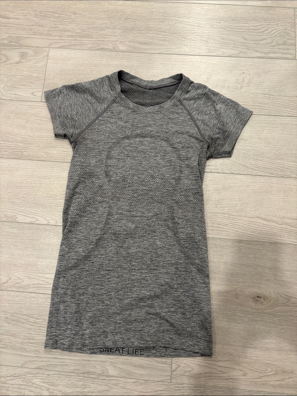 Woman’s size two lululemon' Gray Active Tee